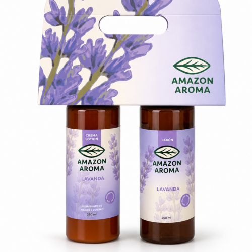 Set de Lavanda con Jabón y Crema Corporal 250 ml