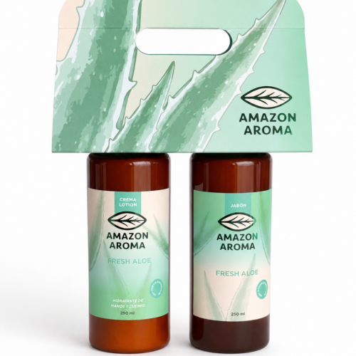 Set Fresh Aloe de Jabón y Crema Corporal 250 ml
